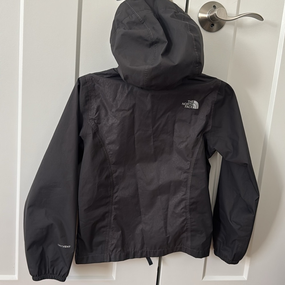 The North Face Kids Black and pink lining Jacket